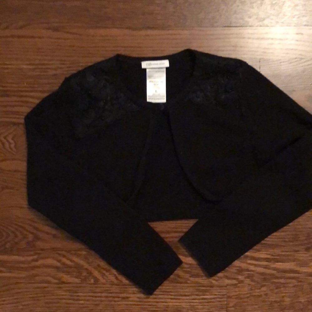 Girls black sweater